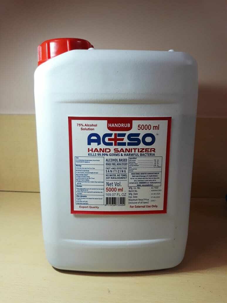 Aseco Hand sanitizer refill 5000 ml