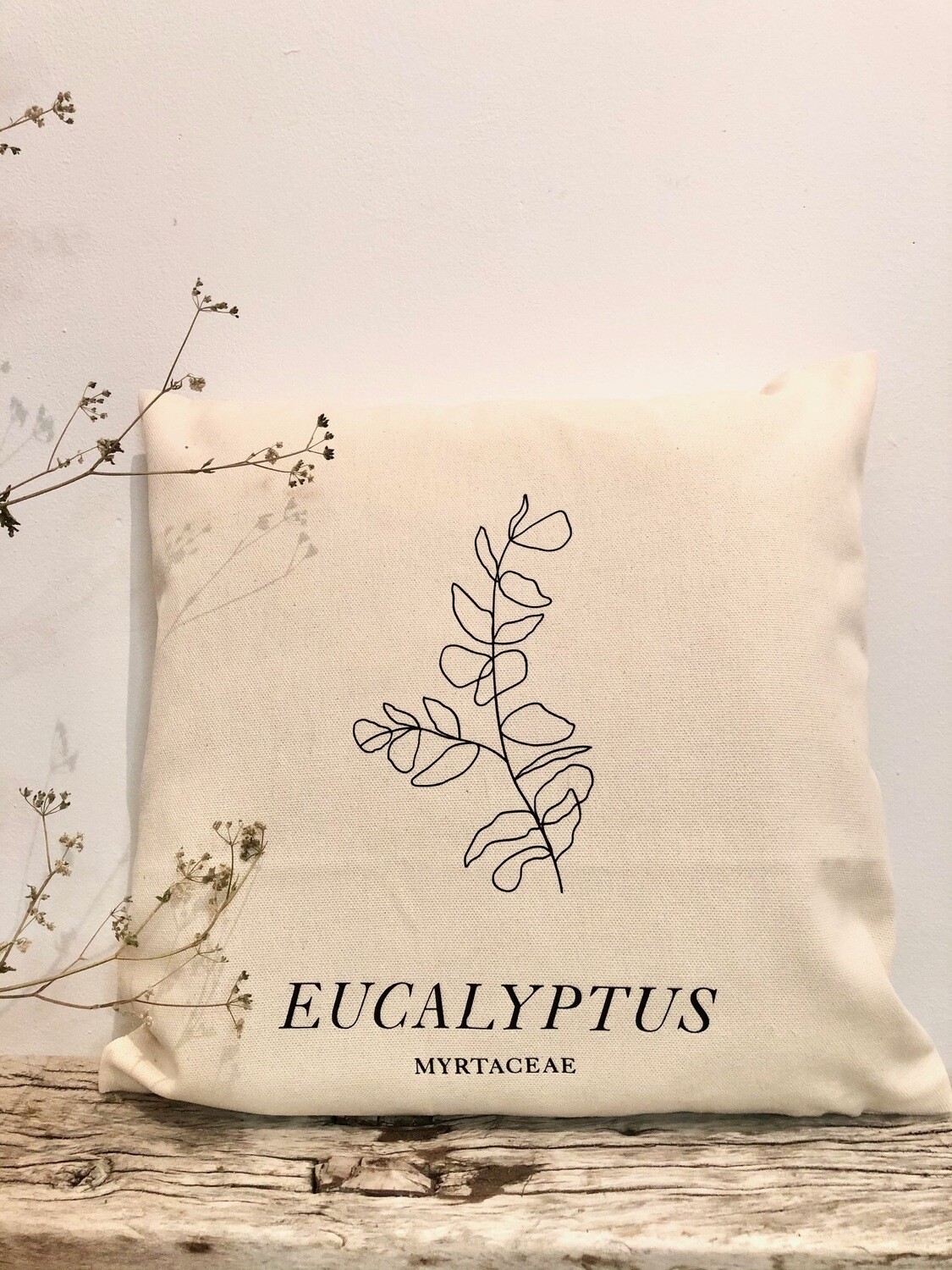 Kissenhülle „Eukalyptuszweig“