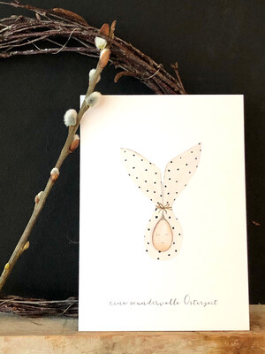 Postkarte Osterei „Eine wundervolle Osterzeit“ Postkarte Osterei „Eine wundervolle Osterzeit“