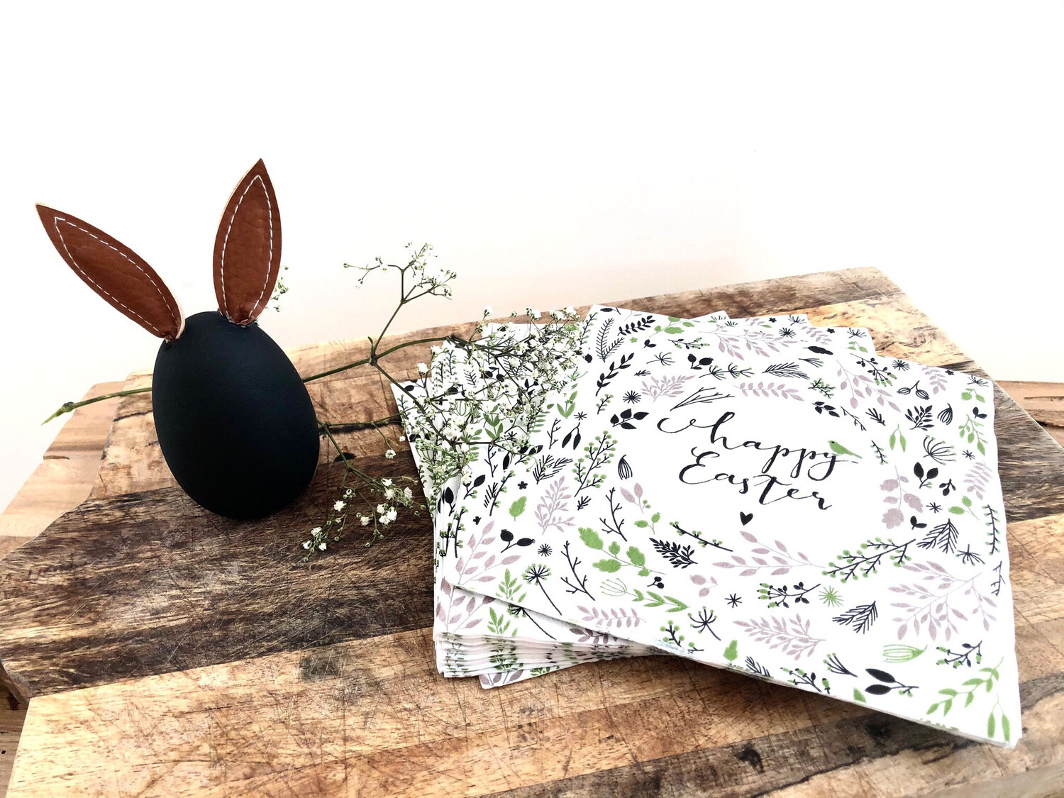 Osterservietten „Happy Easter“