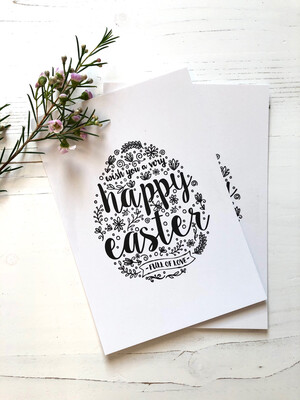 Postkarte „Happy Easter“