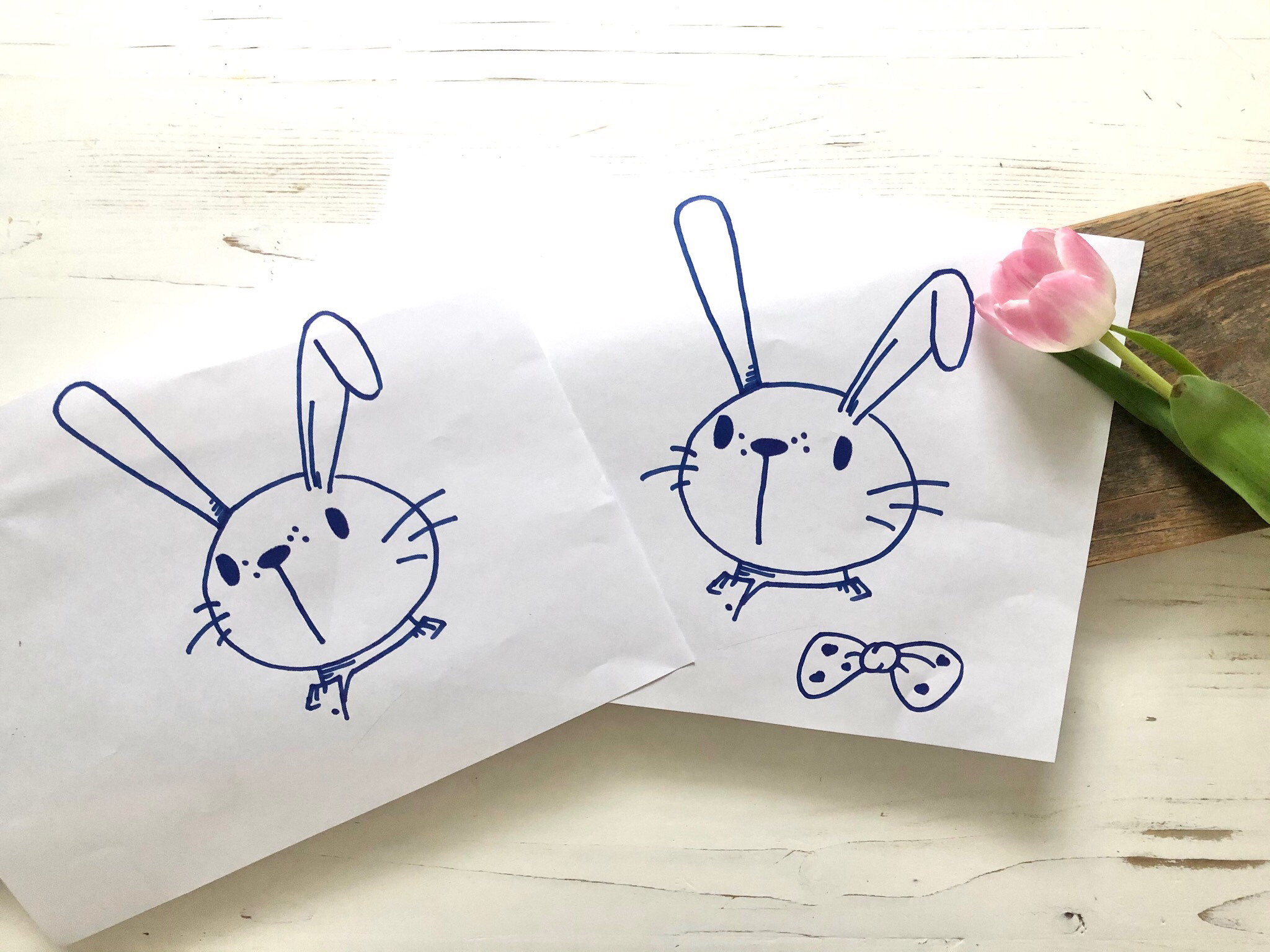 Spiegel- und Fenstersticker „Hase Louisa“