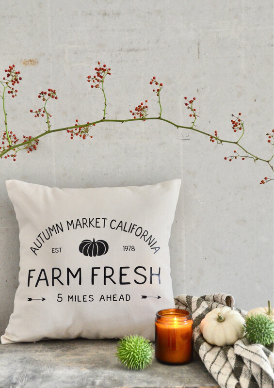 Kissenhülle “Autumn Market”