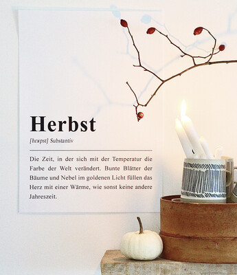 Poster “Herbst” in DinA 3