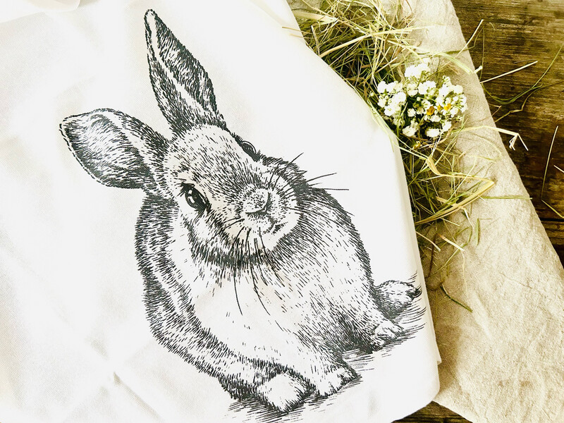 Geschirrtuch Ostern „Hase Frieder“