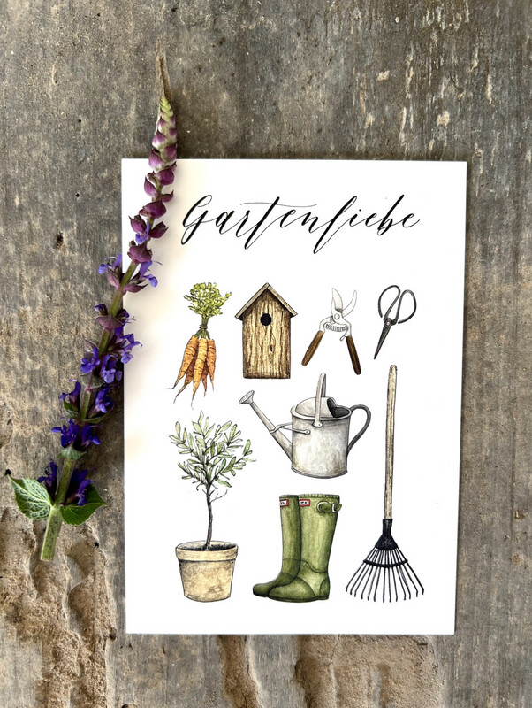 Postkarte “Gartenliebe” Postkarte “Gartenliebe”