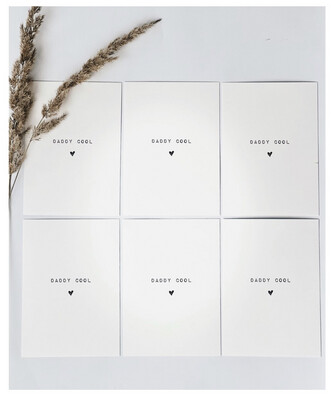Postkarte „Daddy Cool“ Postkarte „Daddy Cool“