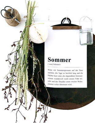 CaféLädchen Poster “Sommer”