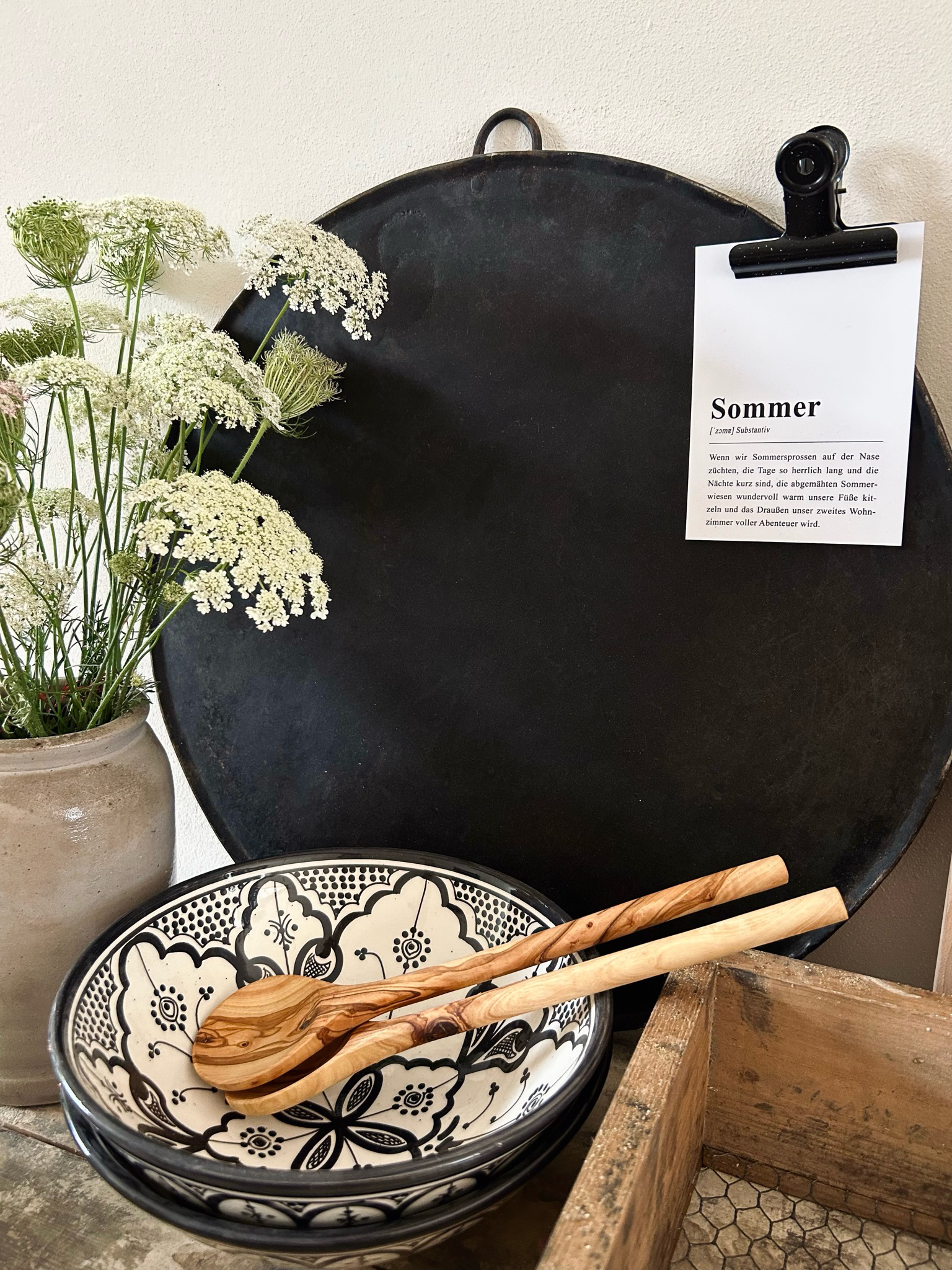 Kochlöffel aus Olivenholz, Handgefertigt