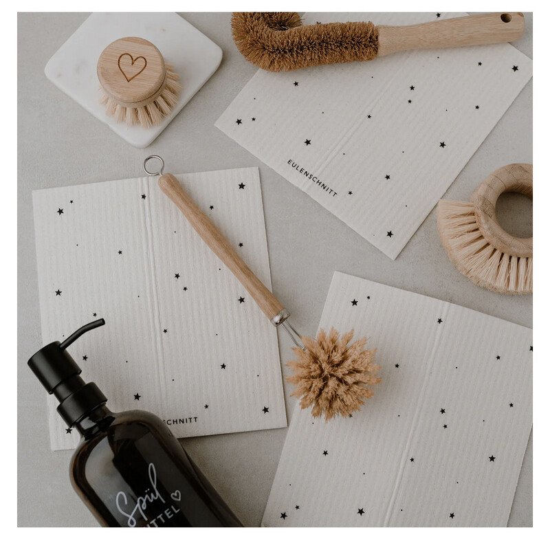 Schwammtuch “Sterne” von Eulenschnitt, im 3er Set Schwammtuch “Sterne” von Eulenschnitt, im 3er Set