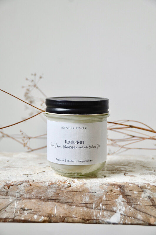 Handgemachte Duftkerze “Teeladen”, aus reinem ätherischen Öl und Naturwachs Handgemachte Duftkerze “Teeladen”, aus reinem ätherischen Öl und Naturwachs