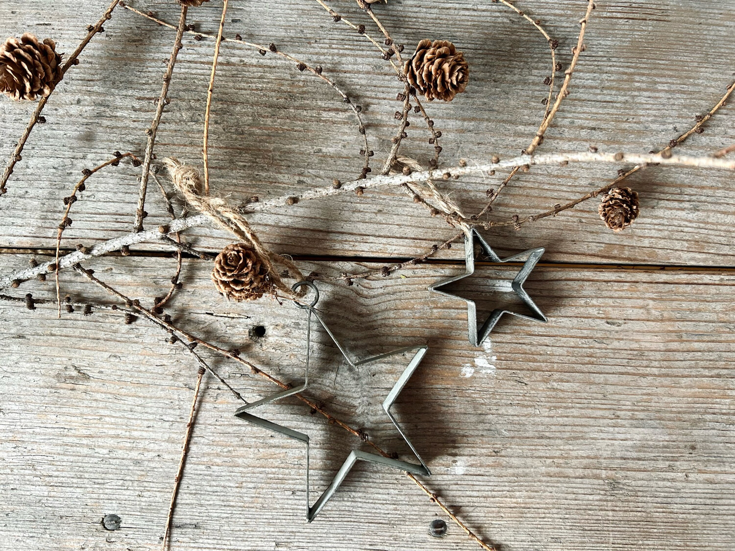 Kleiner Anhänger aus Metall “Stern”, im Vintagestyle