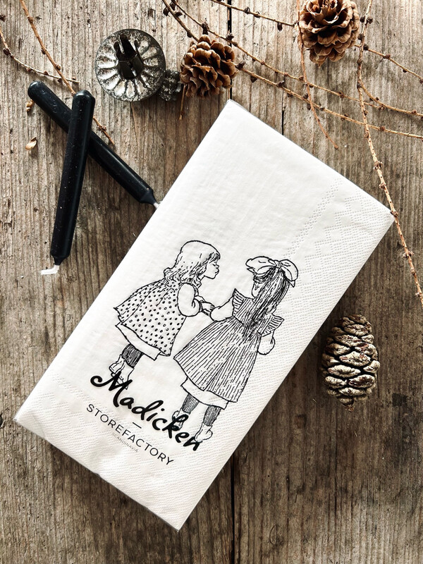 Servietten “Madicken” von Astrid Lindgren Servietten “Madicken” von Astrid Lindgren