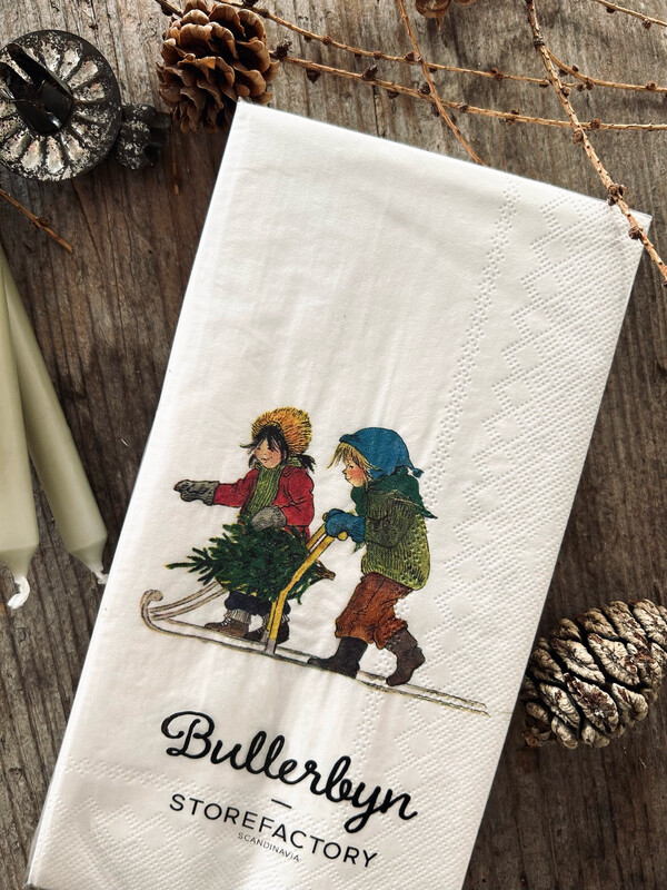 Servietten Weihnachten “Bullerbyn”