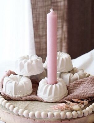 Kerzenhalter “Muffin” aus Raysin, in verschiedenen Designs