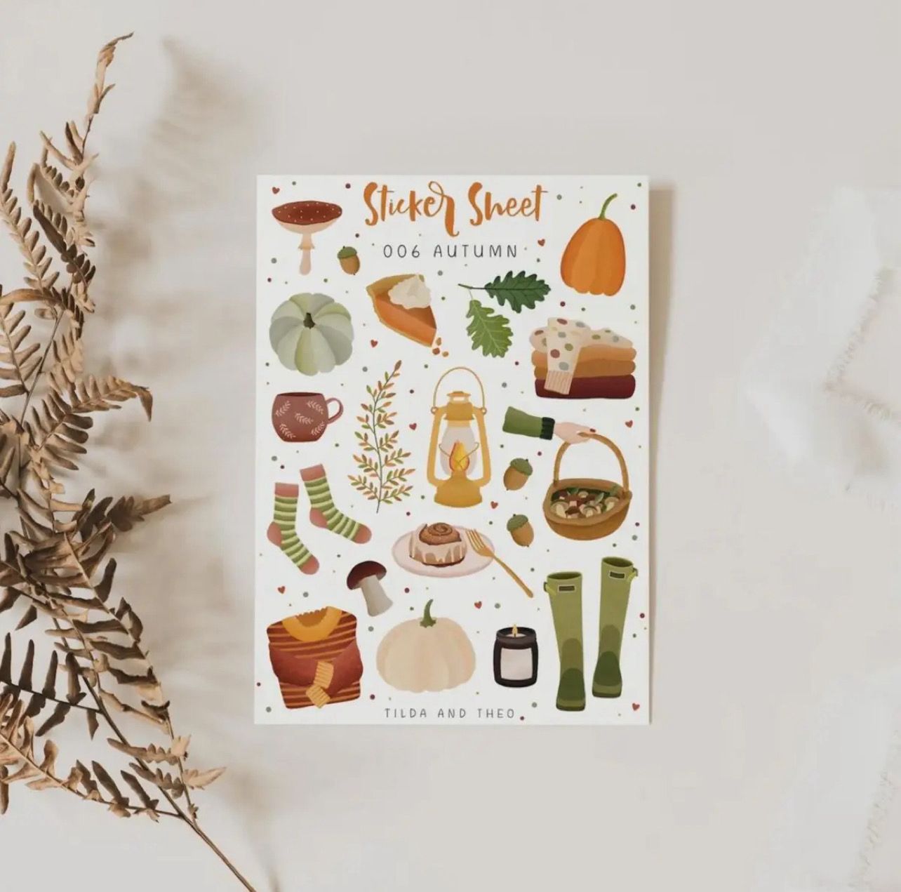 Stickerbogen „Herbstliebe“