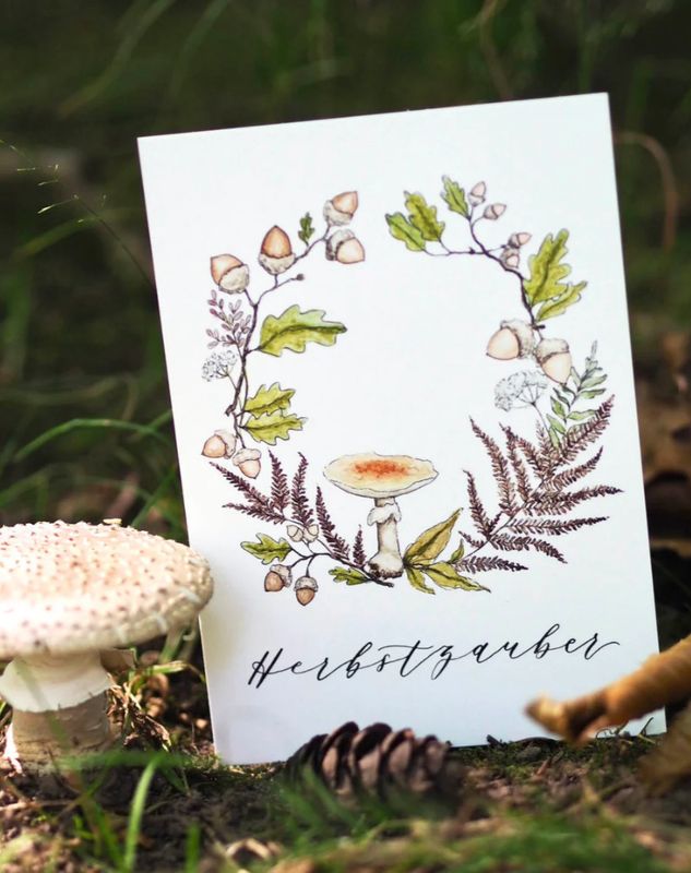 Postkarte „Herbstzauber“