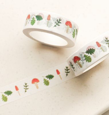 Washi Tape Klebeband „Pilze“