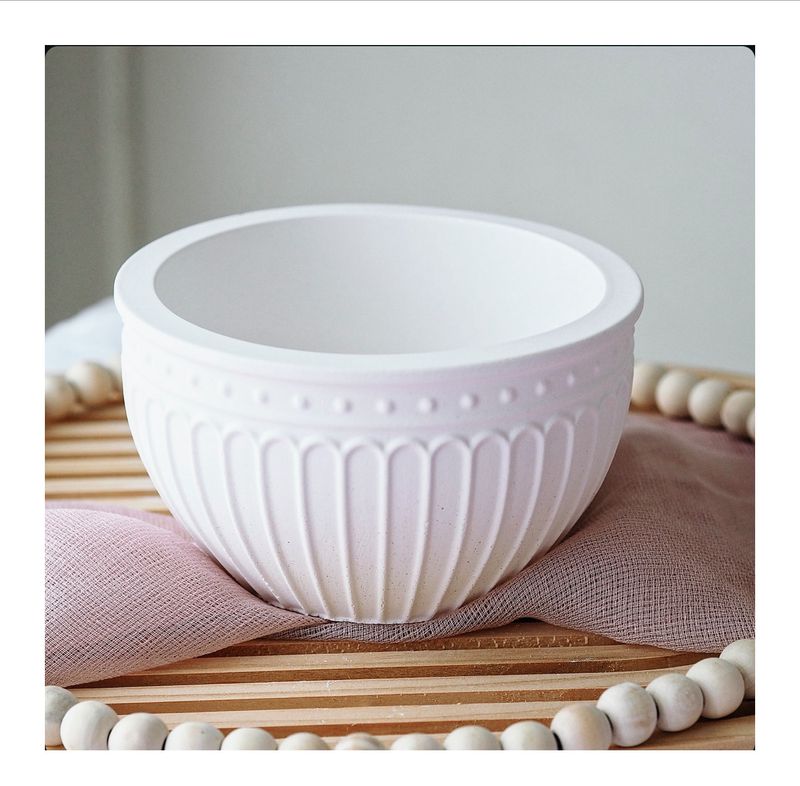 Handgemachte Kerzenschale „Nostalgie“, aus Raysin Handgemachte Kerzenschale „Nostalgie“, aus Raysin