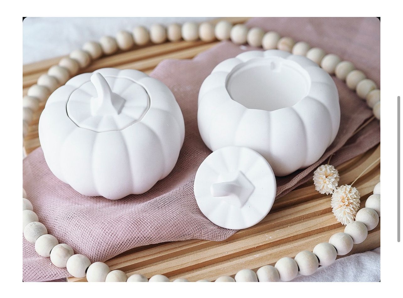 Kürbisdose Kürbis mit Deckel