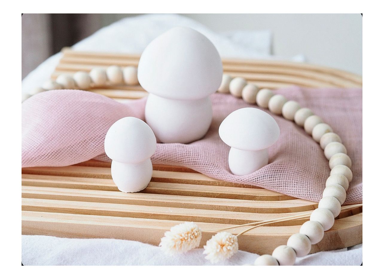 Pilze aus Raysin, in zwei Grössen