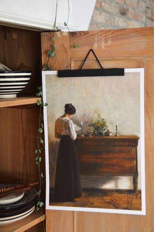 Kunstdruck Vintage “Frau des Künstlers”, in zwei Grössen Kunstdruck Vintage “Frau des Künstlers”, in zwei Grössen