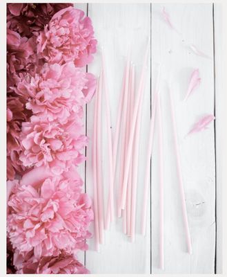 Rosa schmale, lange Kerzen Maxi, handgemacht aus Bienenwachs, einzeln oder im 10er Pack Rosa schmale, lange Kerzen Maxi, handgemacht aus Bienenwachs, einzeln oder im 10er Pack