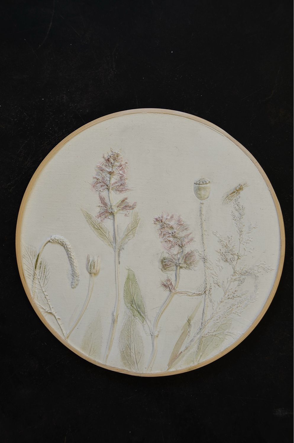 Handgemachtes Relief “Wildblumen”