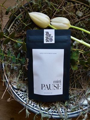 Kleines Tütchen Kräutertee “Mini Pause” Kleines Tütchen Kräutertee “Mini Pause”