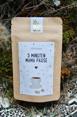 Tütchen Bio Früchtetee “5 Minuten Mama Pause” Tütchen Bio Früchtetee “5 Minuten Mama Pause”
