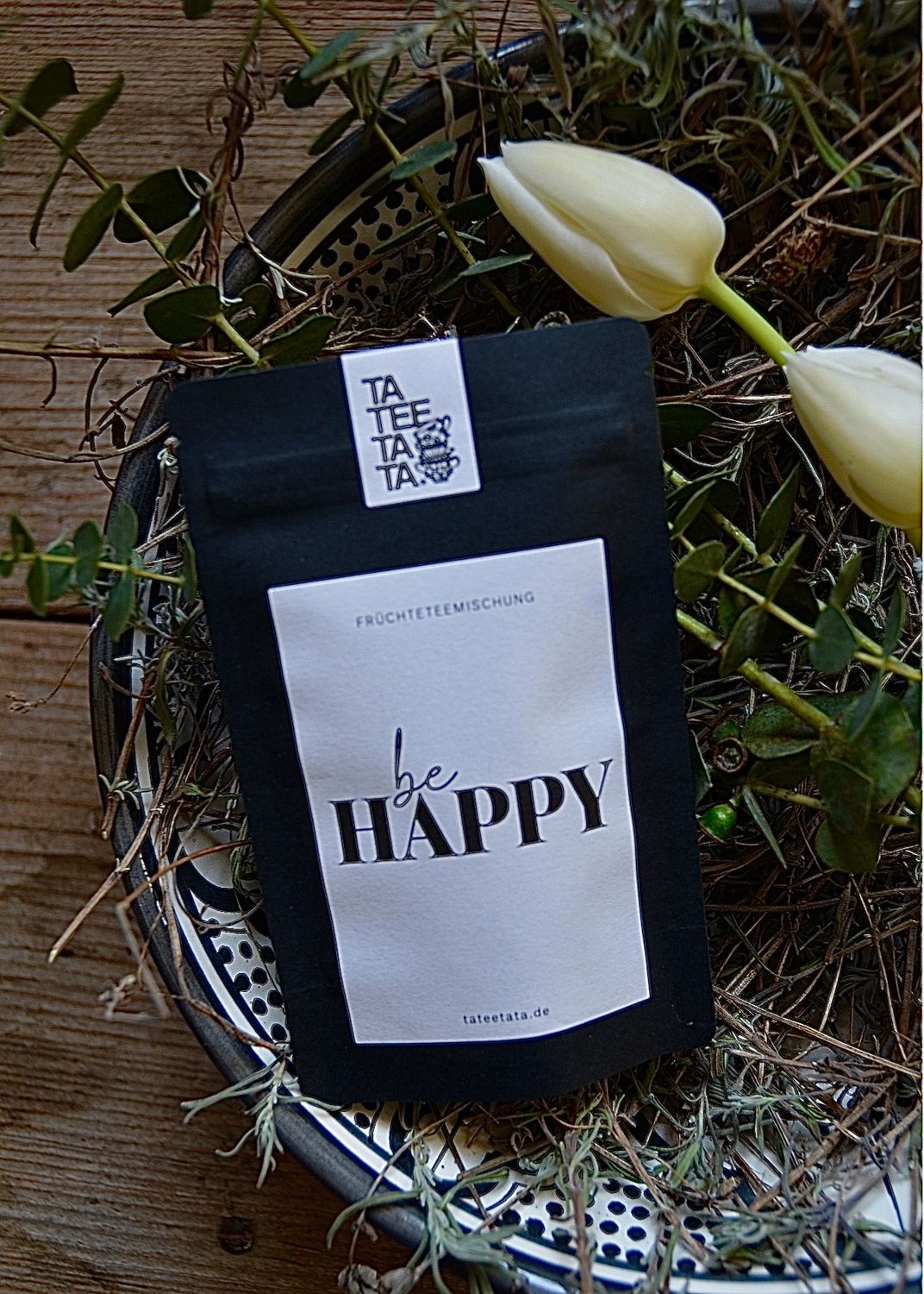 Kleines Tütchen Früchtetee “Be Happy”