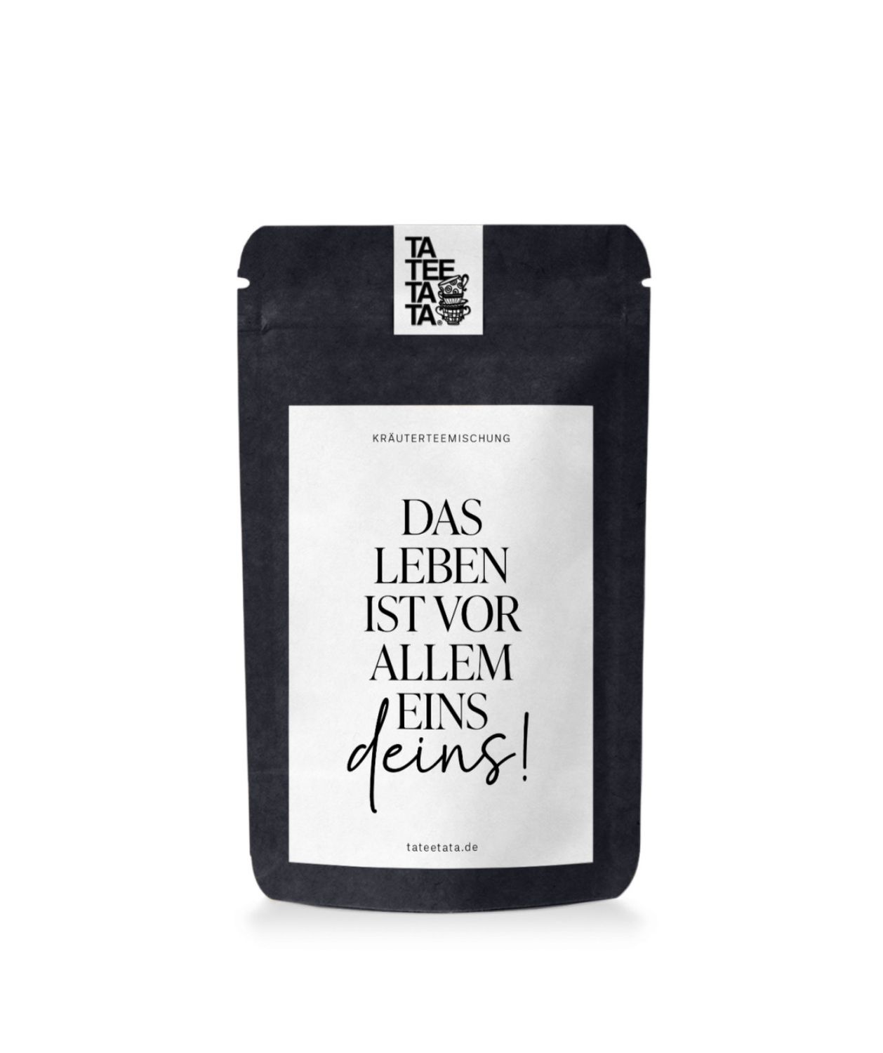 Tütchen Kräutertee Orange Zitrone „Das Leben ist vor allem eins- Deins!“