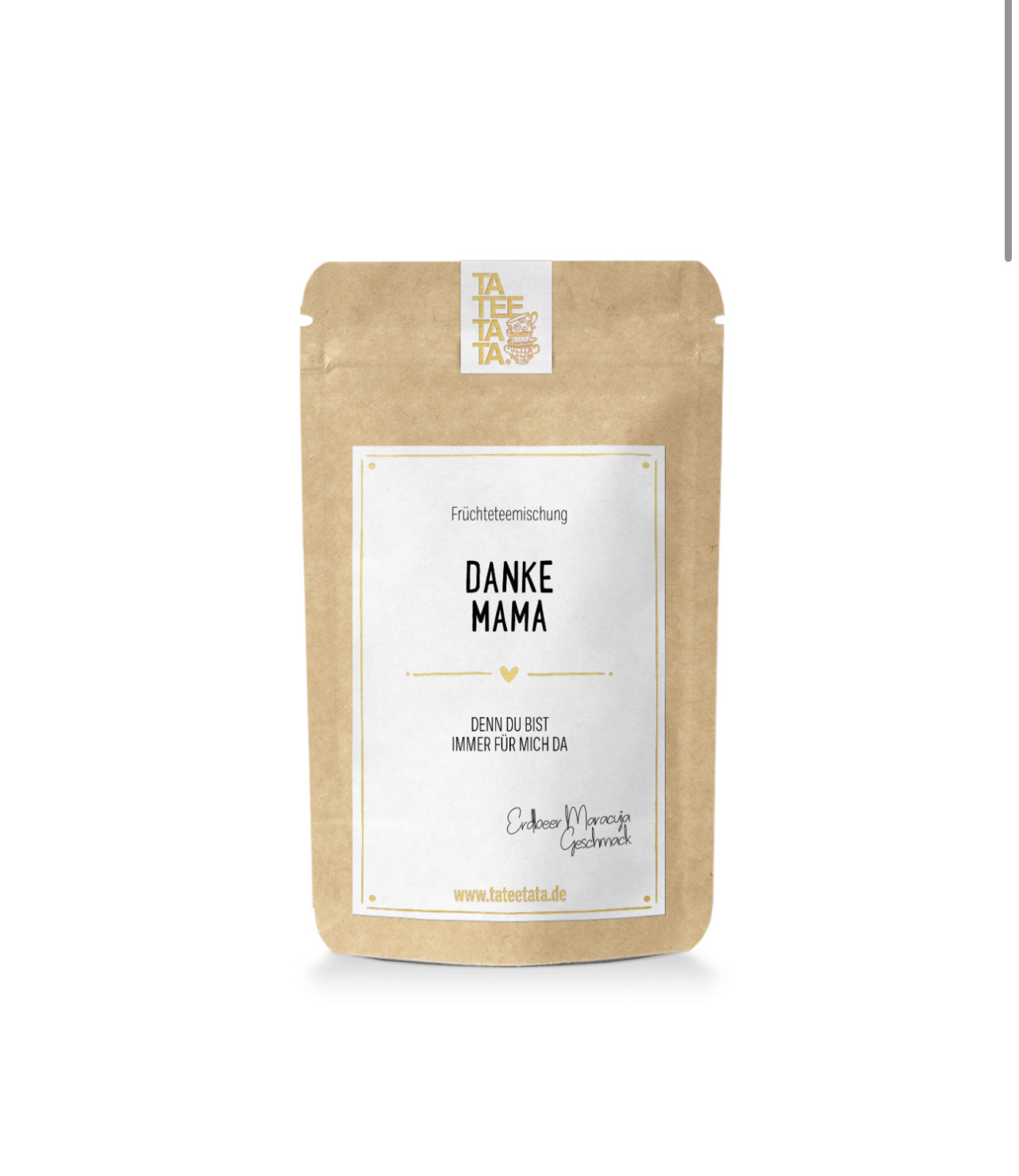 Tütchen Früchtetee Erdbeer Maracuja „Danke Mama“