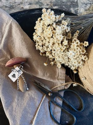 Alter Vintage Holzpilz „Fliegenpilz ohne Pünktchen“ Glückspilz