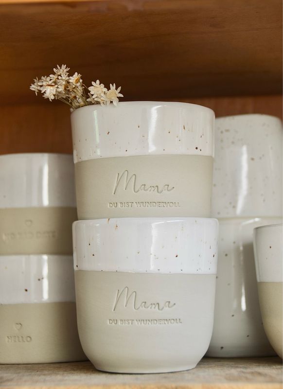 Becher Eulenschnitt „Mama du bist wundervoll“ Limited Edition Becher Eulenschnitt „Mama du bist wundervoll“ Limited Edition