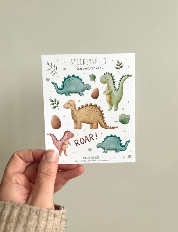 Sticker Aufkleber „Dinosaurier“ aus Vinyl Sticker Aufkleber „Dinosaurier“ aus Vinyl