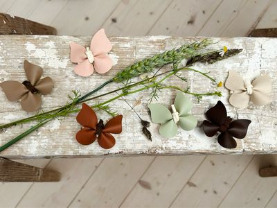 Skandinavische Haarspangen „Schmetterling“, in verschiedenen Farben