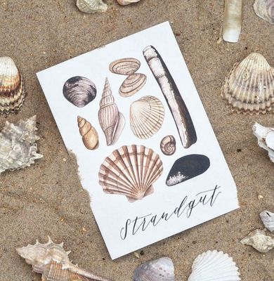 Postkarte „Strandgut“ von Frollein Lücke