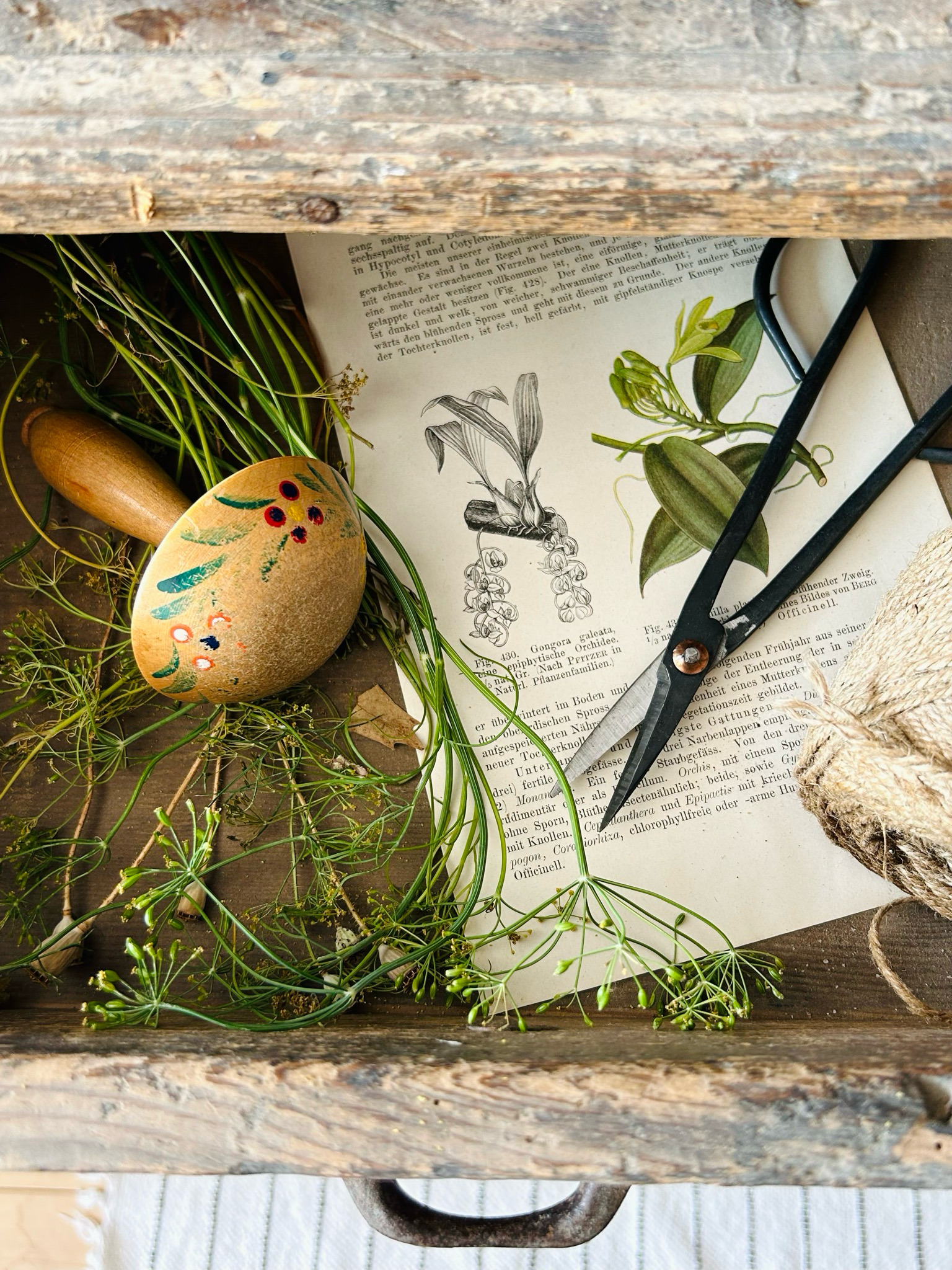 Alter Vintage Stopfpilz „Blümchen“ Glückspilz