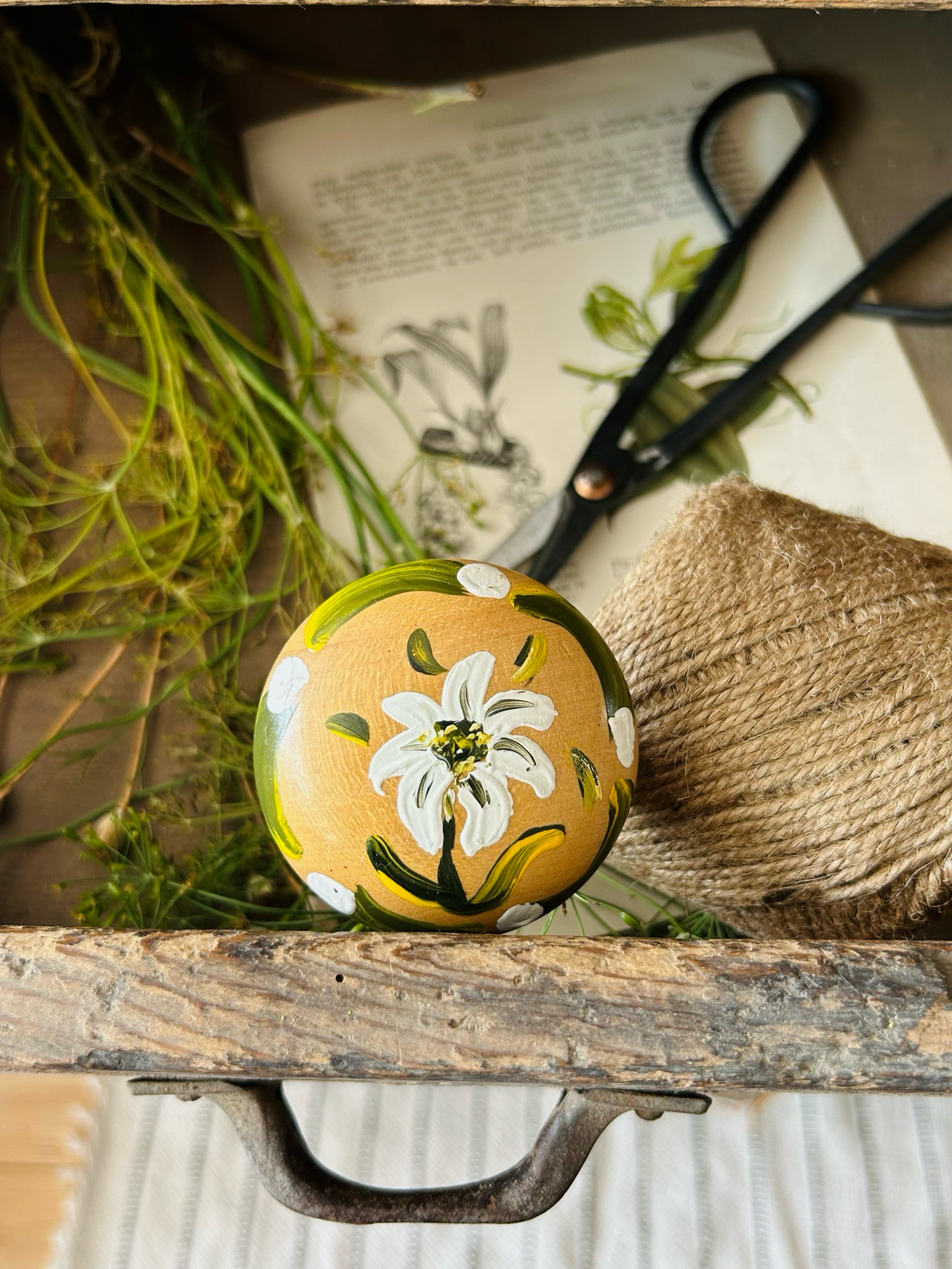 Alter Vintage Stopfpilz „Edelweiss“ Glückspilz