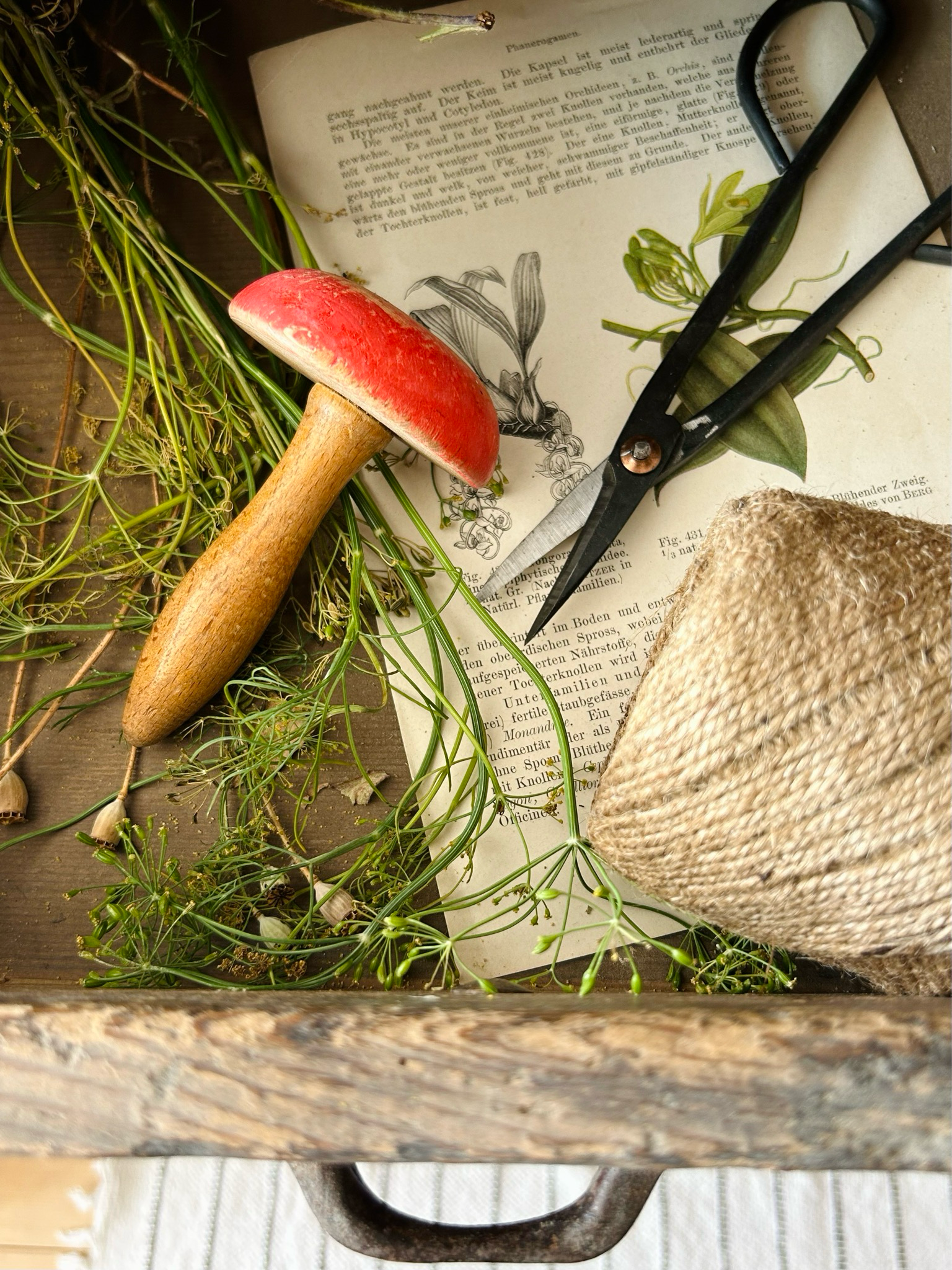 Alter Vintage Stopfpilz „Rotkäppchen II“ Glückspilz