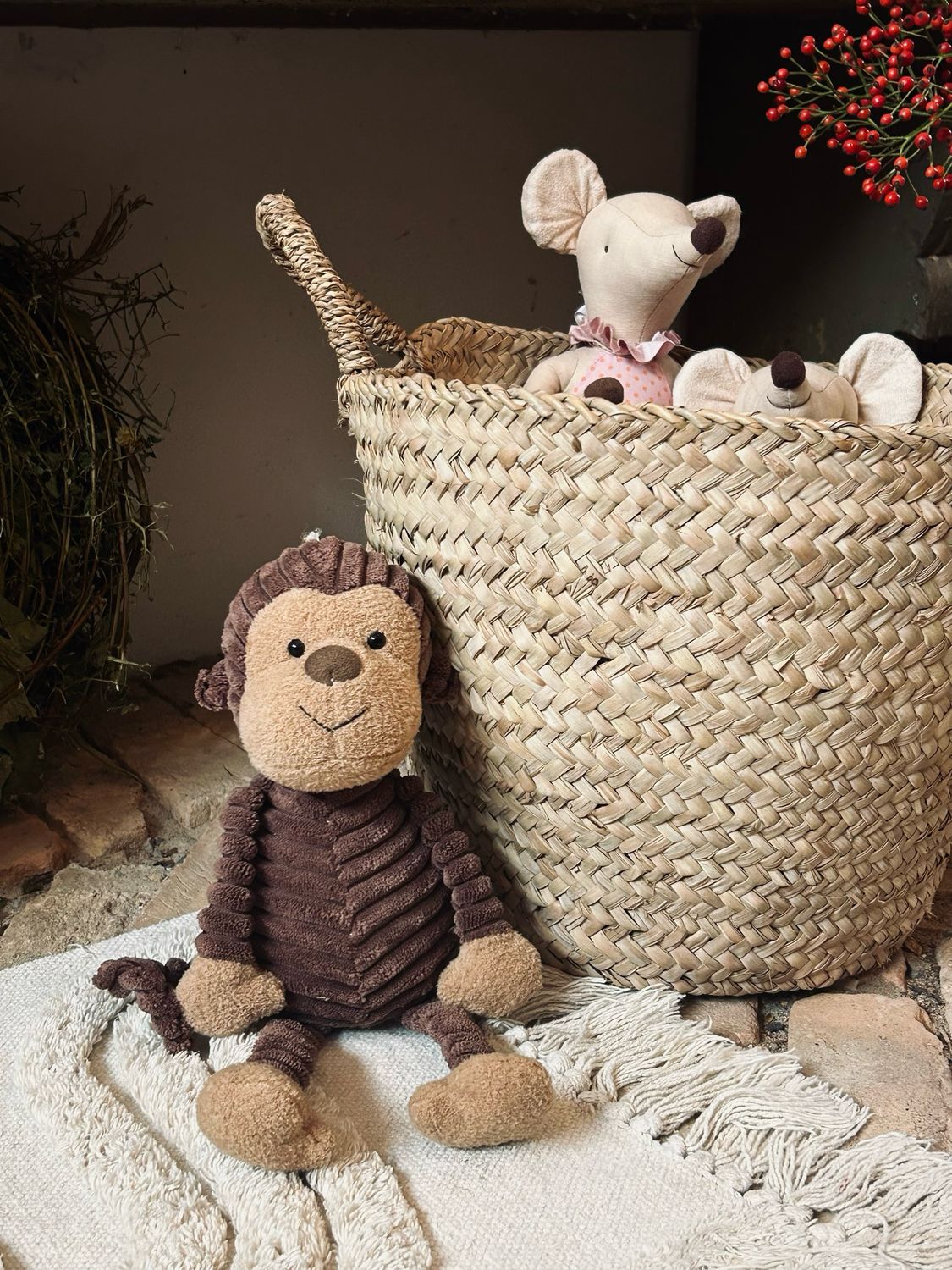 Kuscheliges Stoffäffchen „Paul“