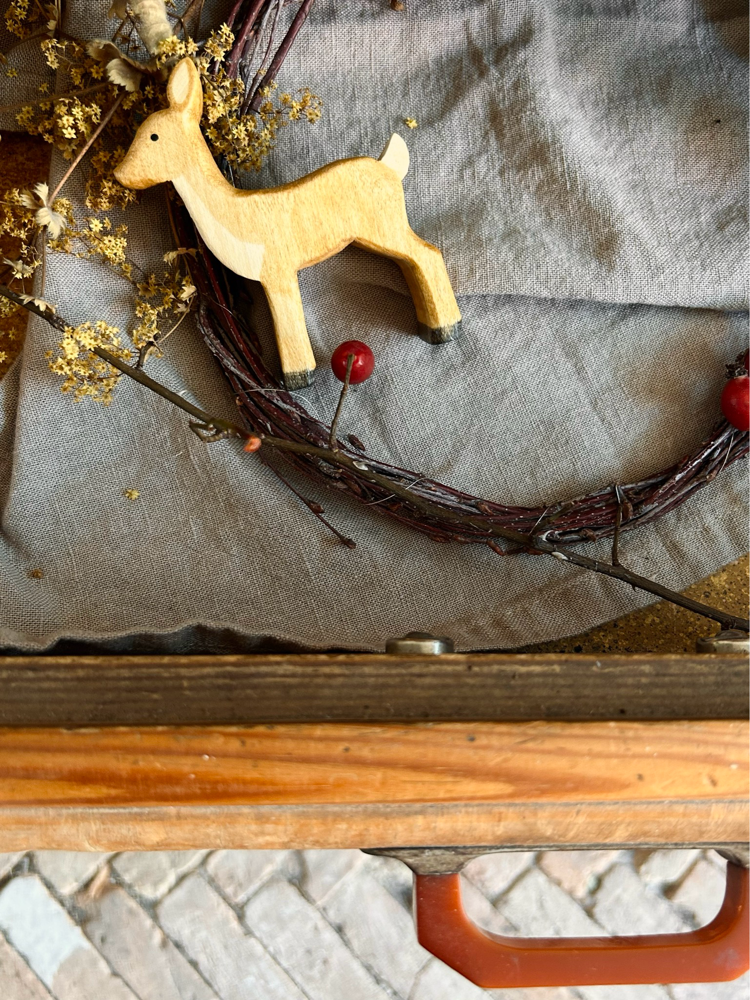 Handgemachtes Holztier „Reh“ aus dem Allgäu