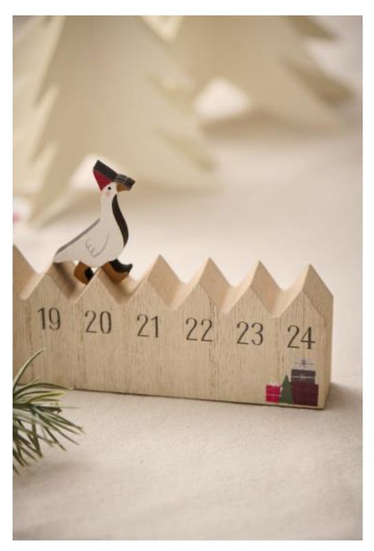 Adventskalender aus Holz „Gehende Gans“, von Ib Laursen Adventskalender aus Holz „Gehende Gans“, von Ib Laursen