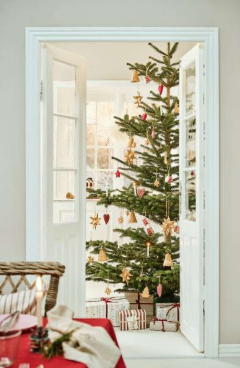 Kleiner Stern zum Hängen aus geflochtenem Spanholz (7cm), von Ib Laursen