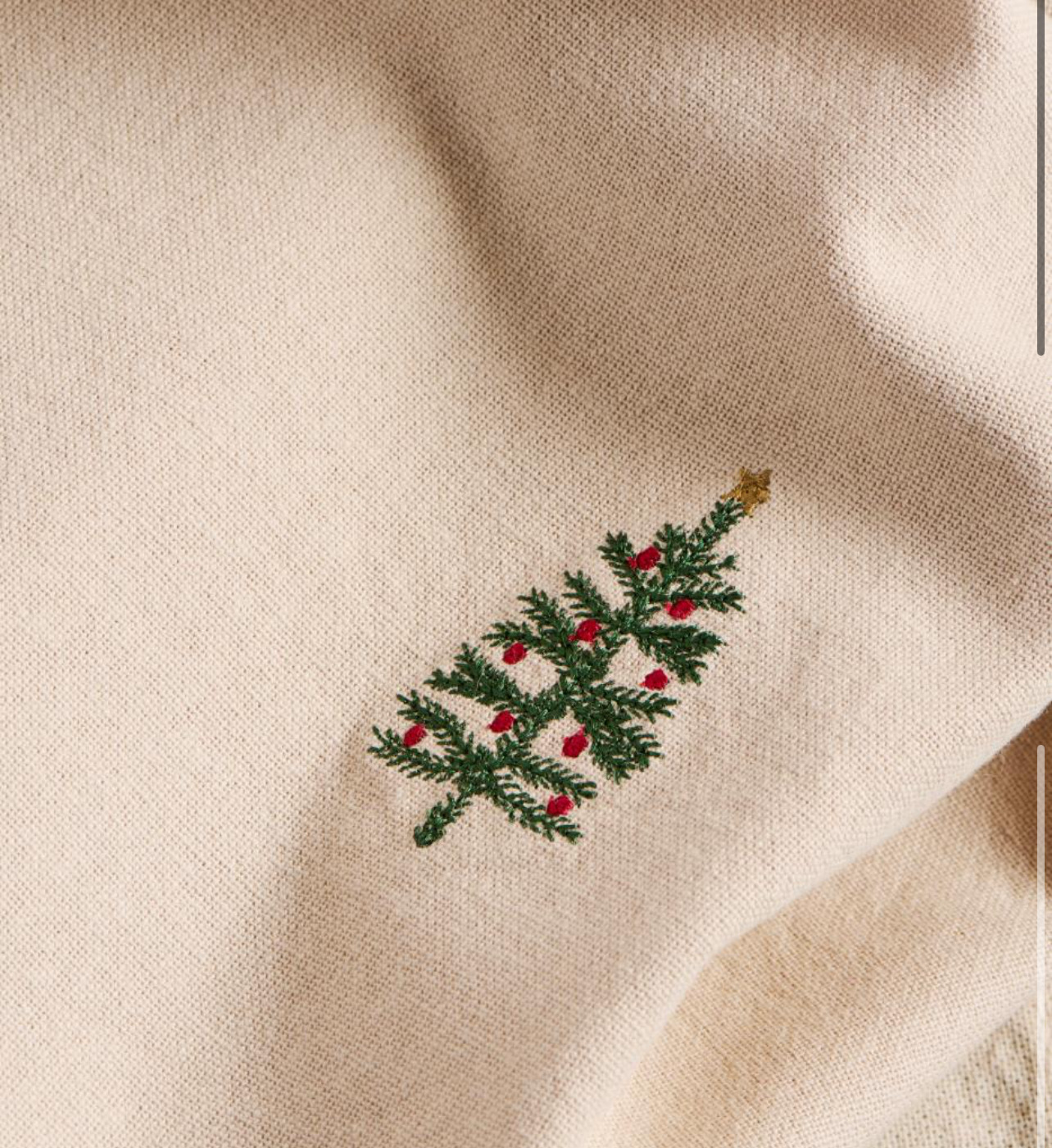 Stoffserviette „Tradition“ mit Tannenbaum von Ib Laursen