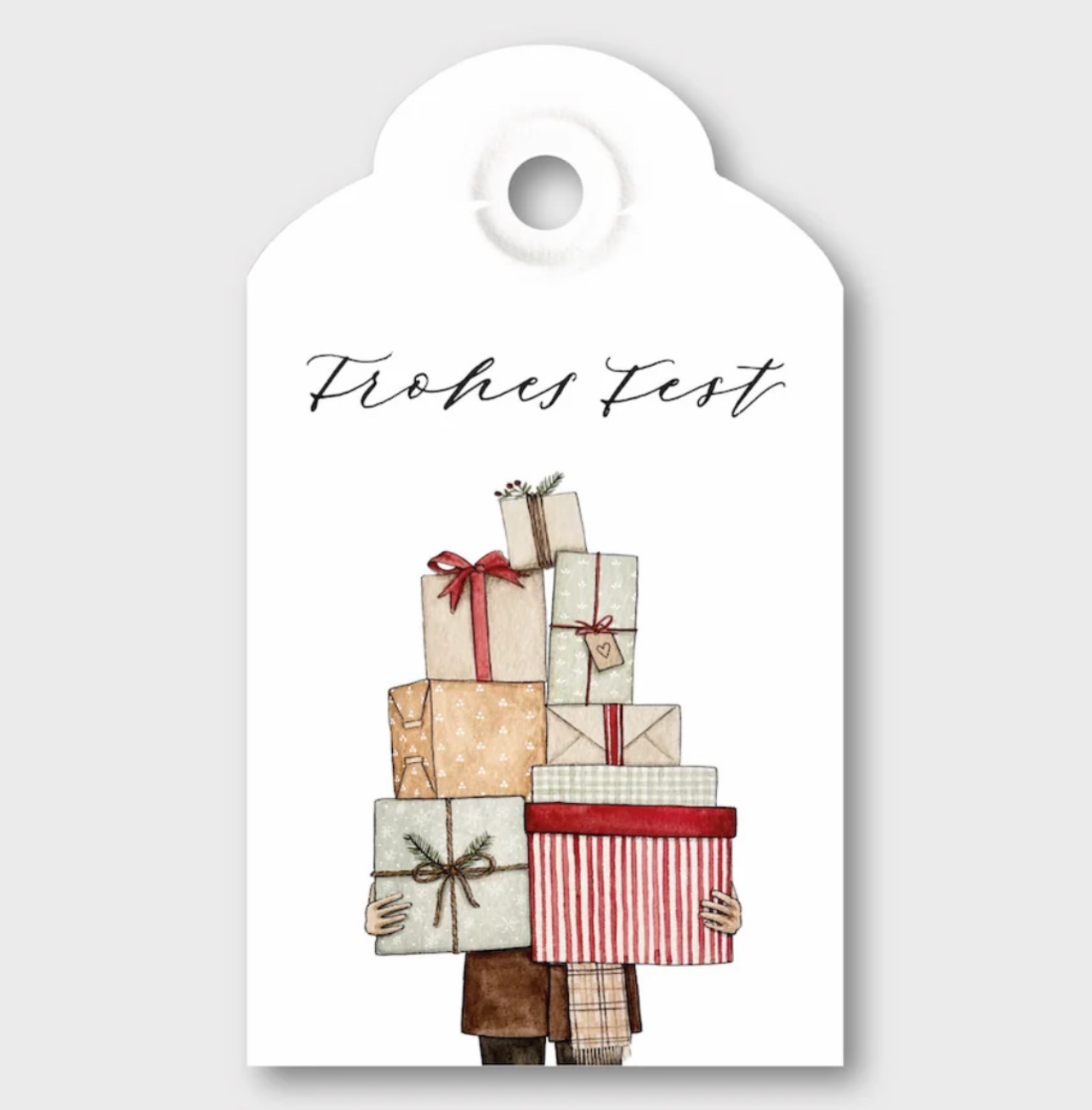 Geschenkanhänger „Geschenkeberg“ von Frollein Lücke