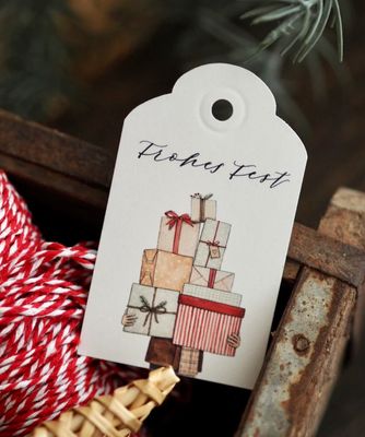 Geschenkanhänger „Geschenkeberg“ von Frollein Lücke Geschenkanhänger „Geschenkeberg“ von Frollein Lücke