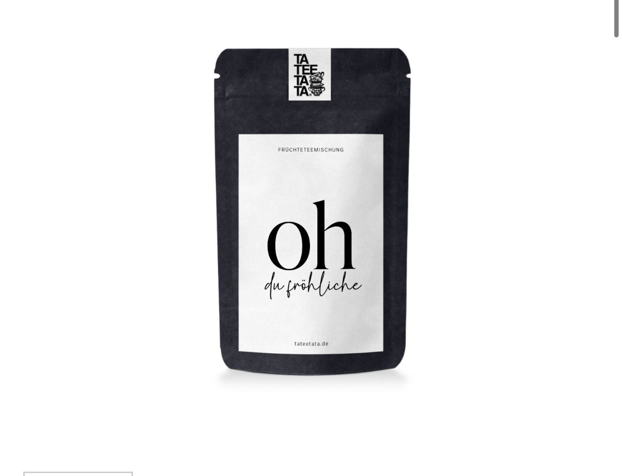 Weihnachtstee „Oh du fröhliche“ Früchtetee Kirschstollen