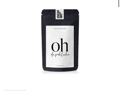 Weihnachtstee „Oh du fröhliche“ Früchtetee Kirschstollen Weihnachtstee „Oh du fröhliche“ Früchtetee Kirschstollen